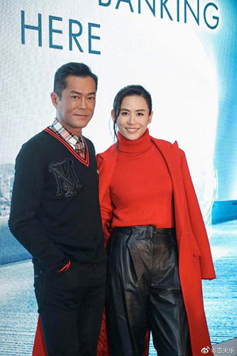 古天乐晒与宣萱合照谈默契:久别重逢难能可贵