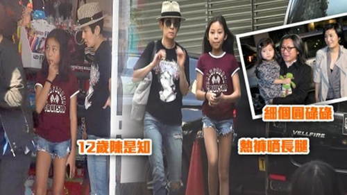 吴君如12岁女儿越长越像陈可辛 长腿优越超模身材